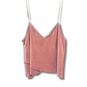 Silence + Noise Dusty Pink Strappy Tank Top